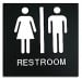 8x8 ADA Unisex Restroom Sign with Braille.