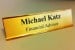 Gold Engraved Name Plate