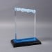 Frosted Acrylic Impress Award - Blue - 5