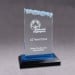 Frosted Acrylic Impress Award - Blue - 5