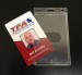 Clear Hard Plastic ID Card Holder - Vertical