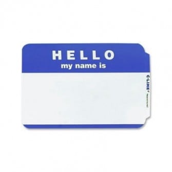 Hello My Name Is - Stickers (100) Per Pack