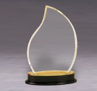 Flame Impress Gold Award 8.25 x 5 