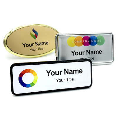 Magnetic Name Tags & Badges - Custom Full-Color UV Print