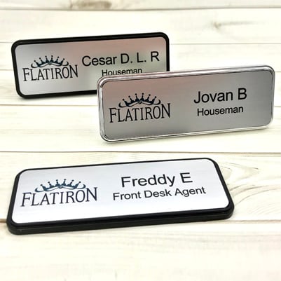 Landing Name Badge