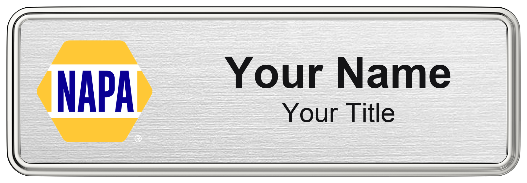 NAPA Auto Parts auto parts store name badge