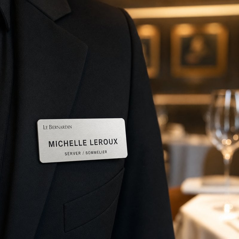 Restaurants and country clubs badge example