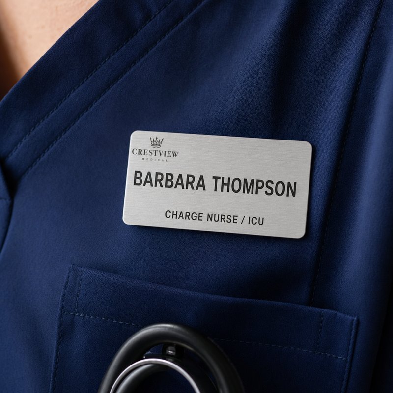 Charge nurses and NPs badge example
