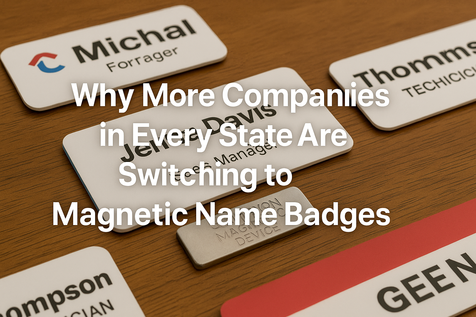 Magnetic Name Badges for Every State | NameBadge.com