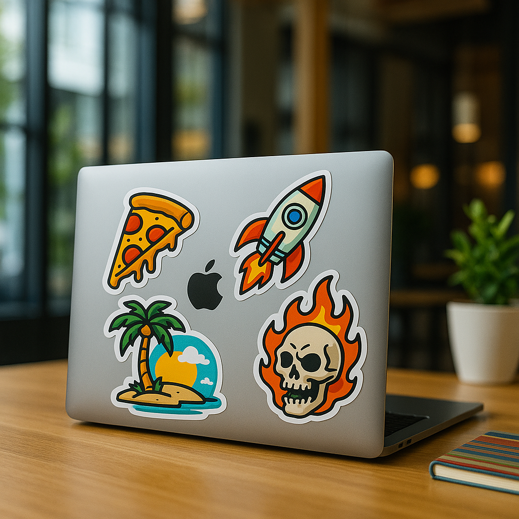 How We Make Die Cut Stickers and QR Code Labels | Stickerine.com