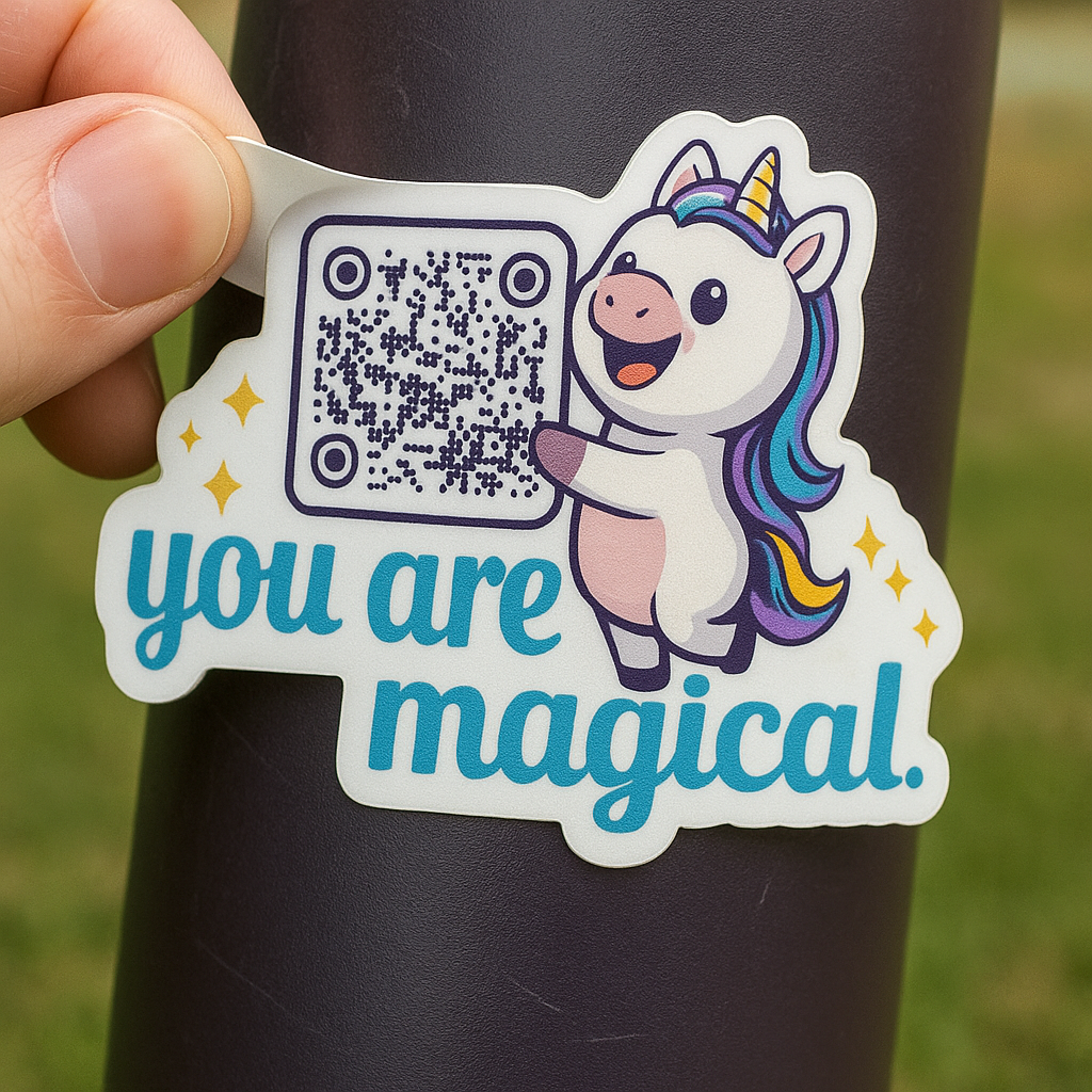 Custom Stickers Now Available at NameBadge.com | Die-Cut, QR Code, and More