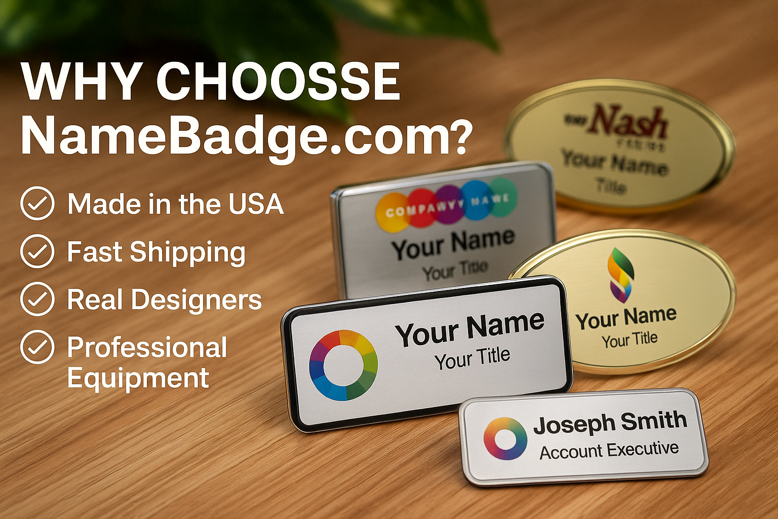 Why Choose NameBadge.com | Compare to NameTagWizard & More