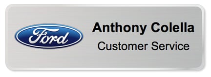 Cars Name Badge