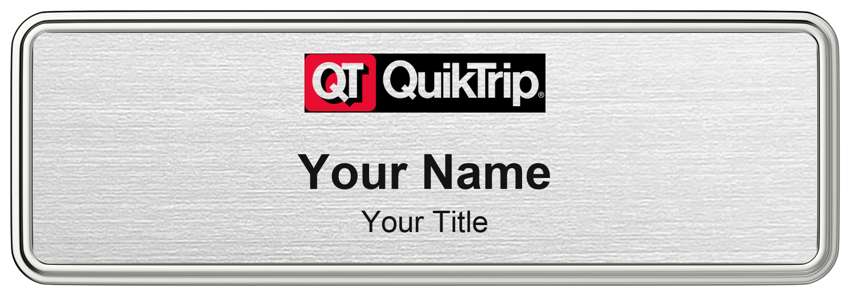 QuikTrip convenience store name badge