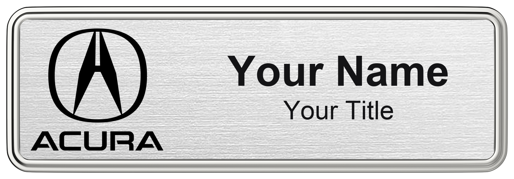 Acura Dealership Name Badges