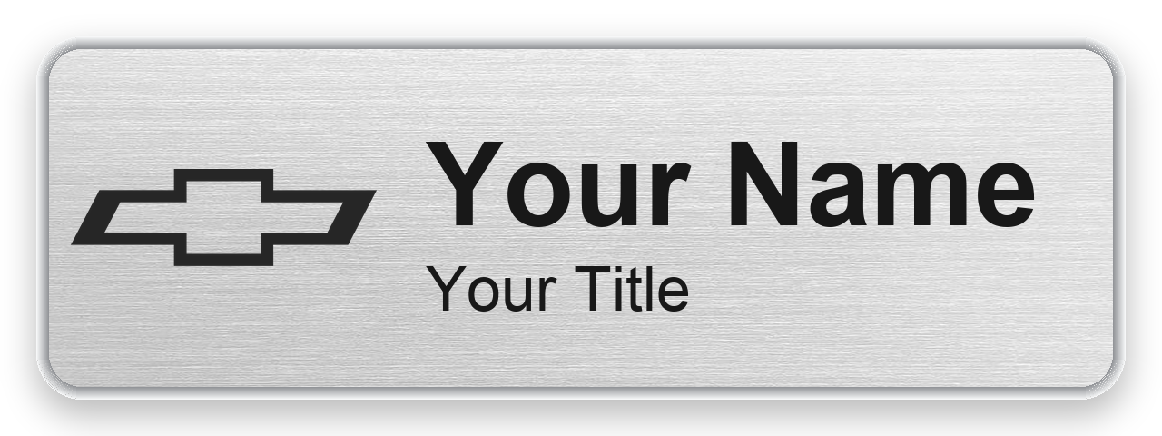 Chevrolet Dealership Name Badges