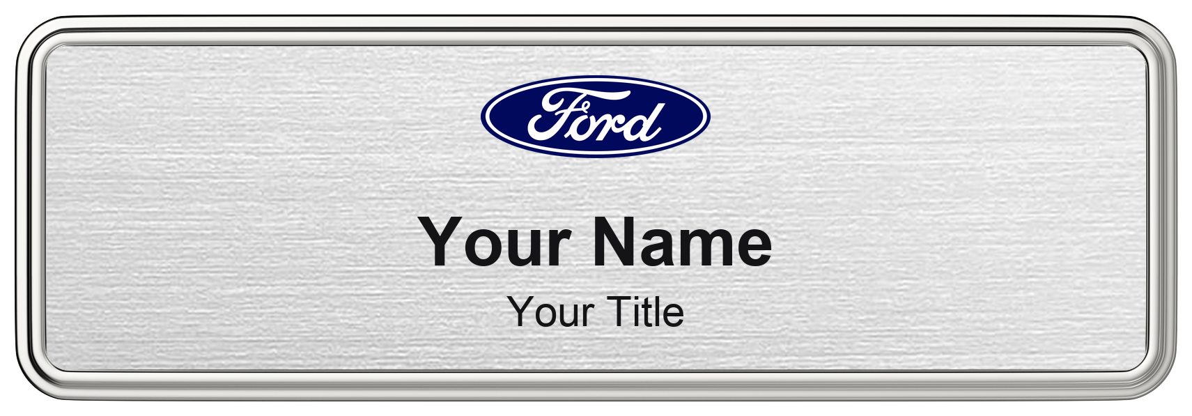 Ford Dealership Name Badges
