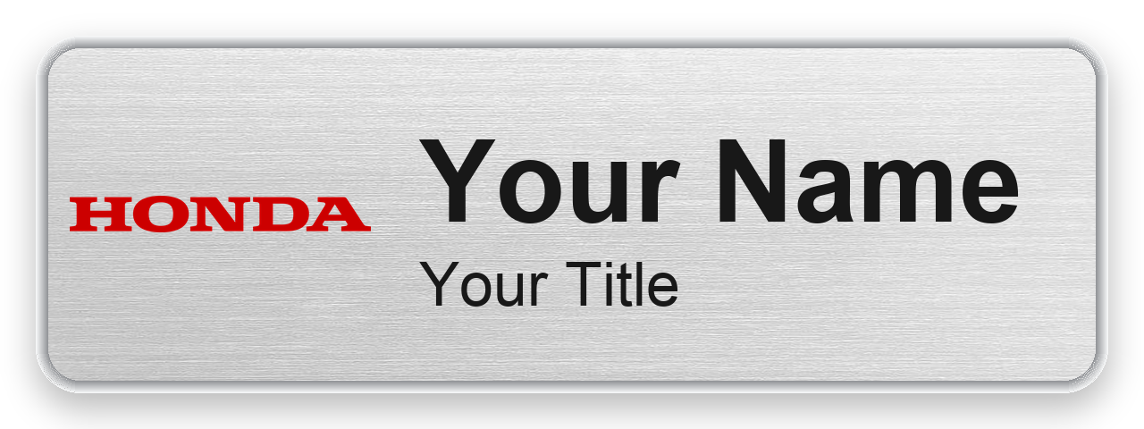 Honda Dealership Name Badges