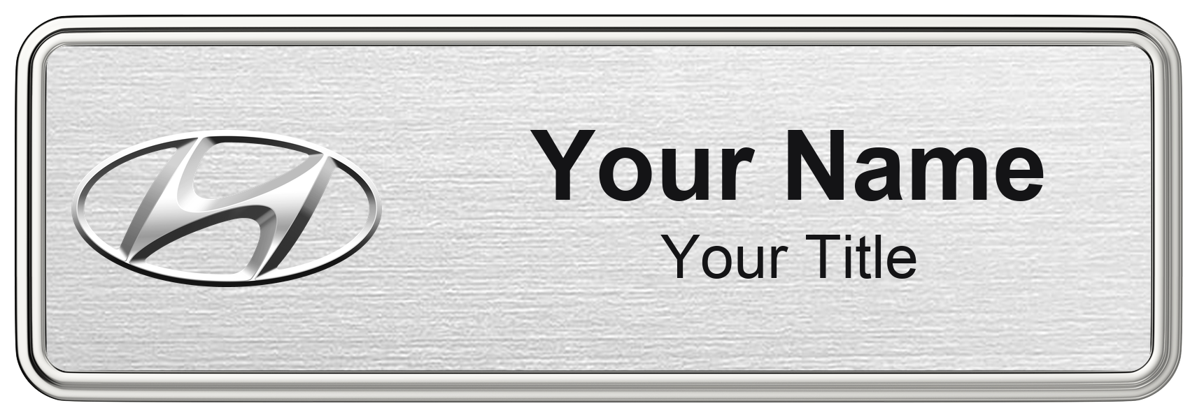Hyundai Dealership Name Badges