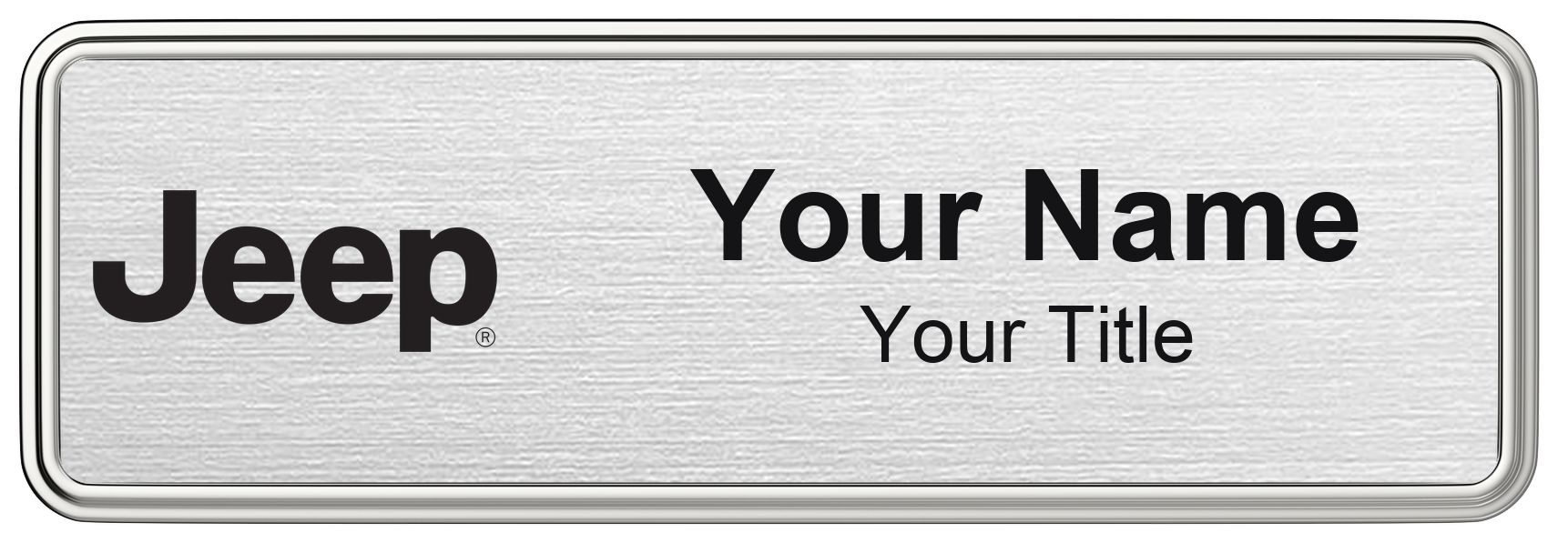 Jeep Dealership Name Badges