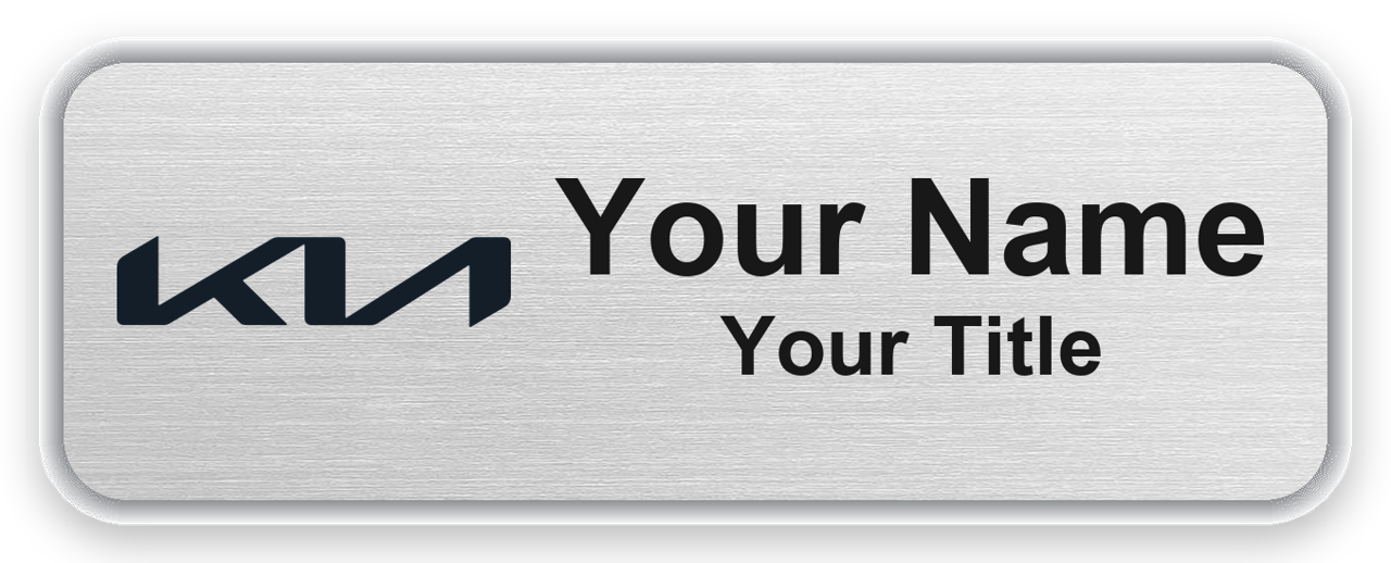 Kia Dealership Name Badges