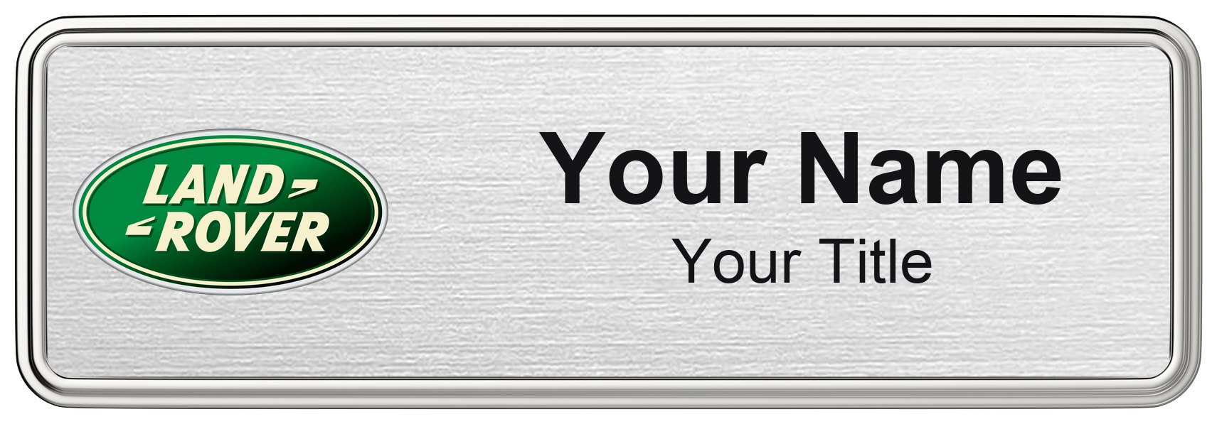 Land Rover Dealership Name Badges