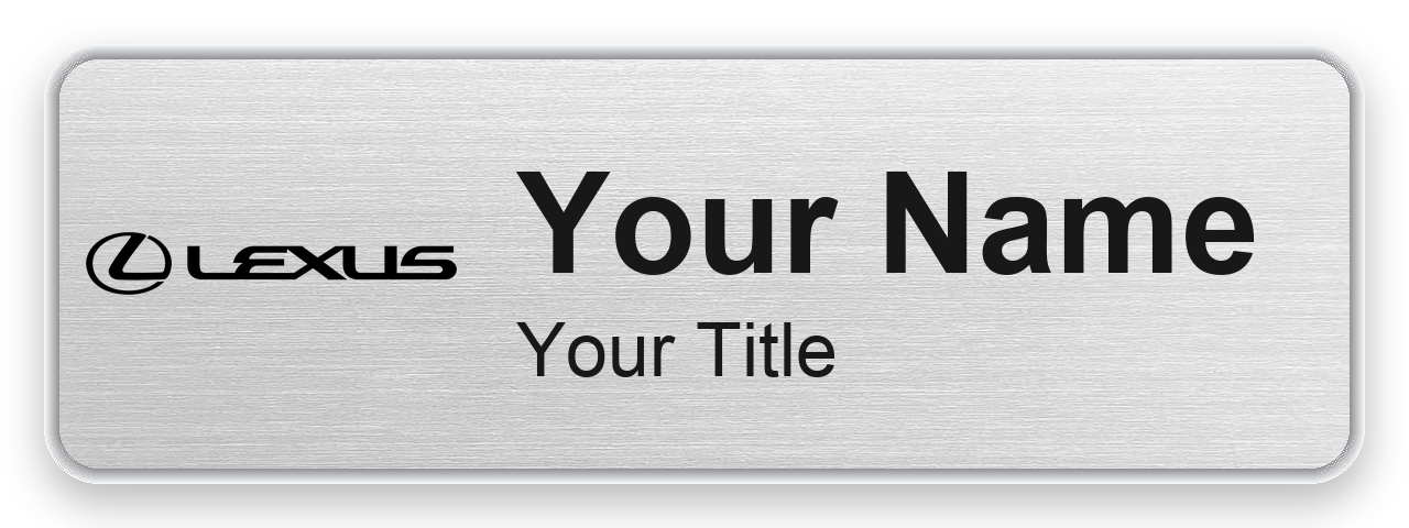 Lexus Dealership Name Badges
