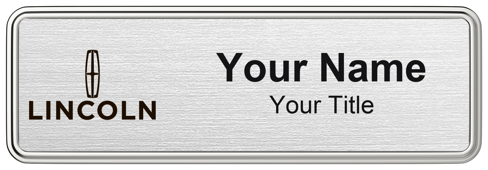 Lincoln Dealership Name Badges
