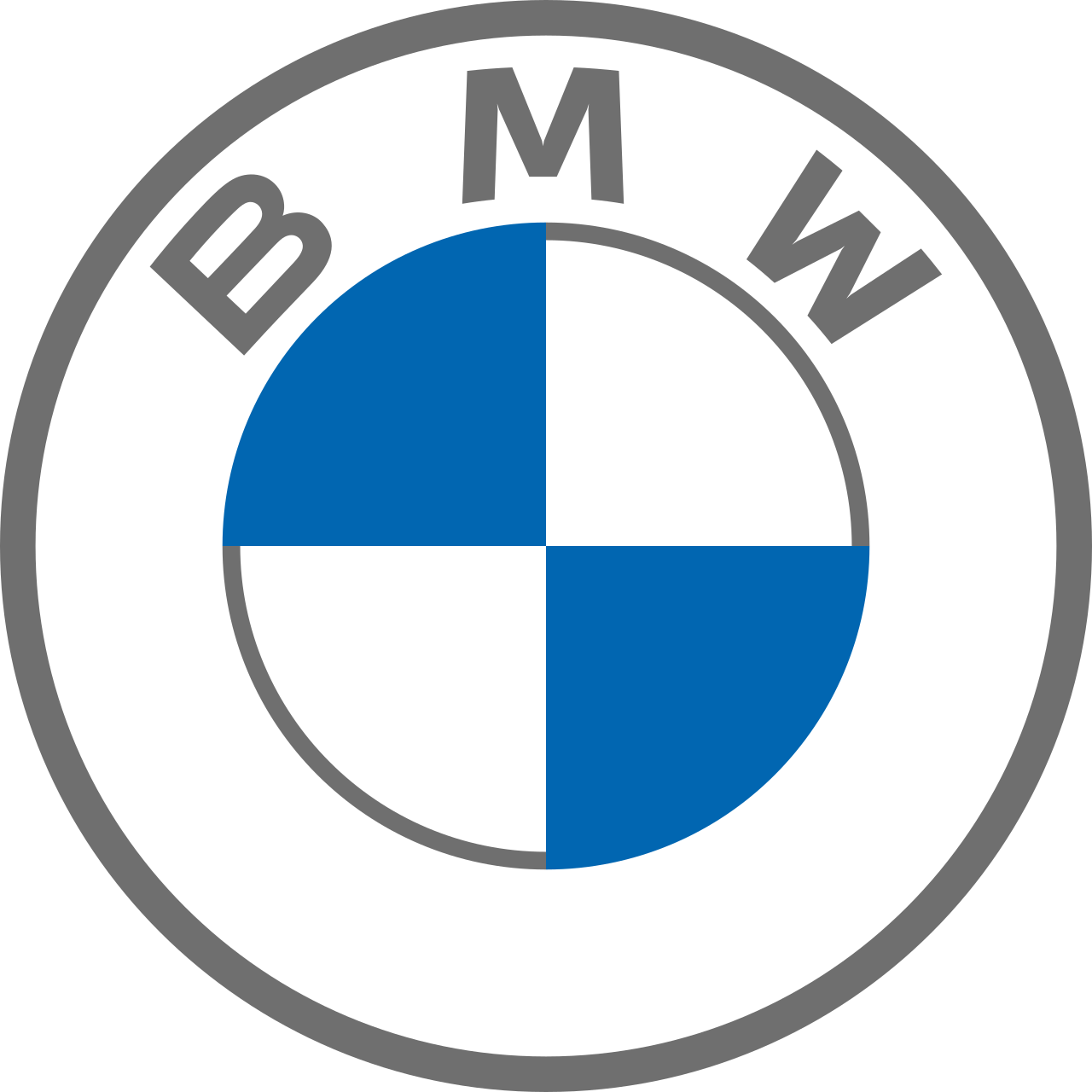 BMW dealership name badges