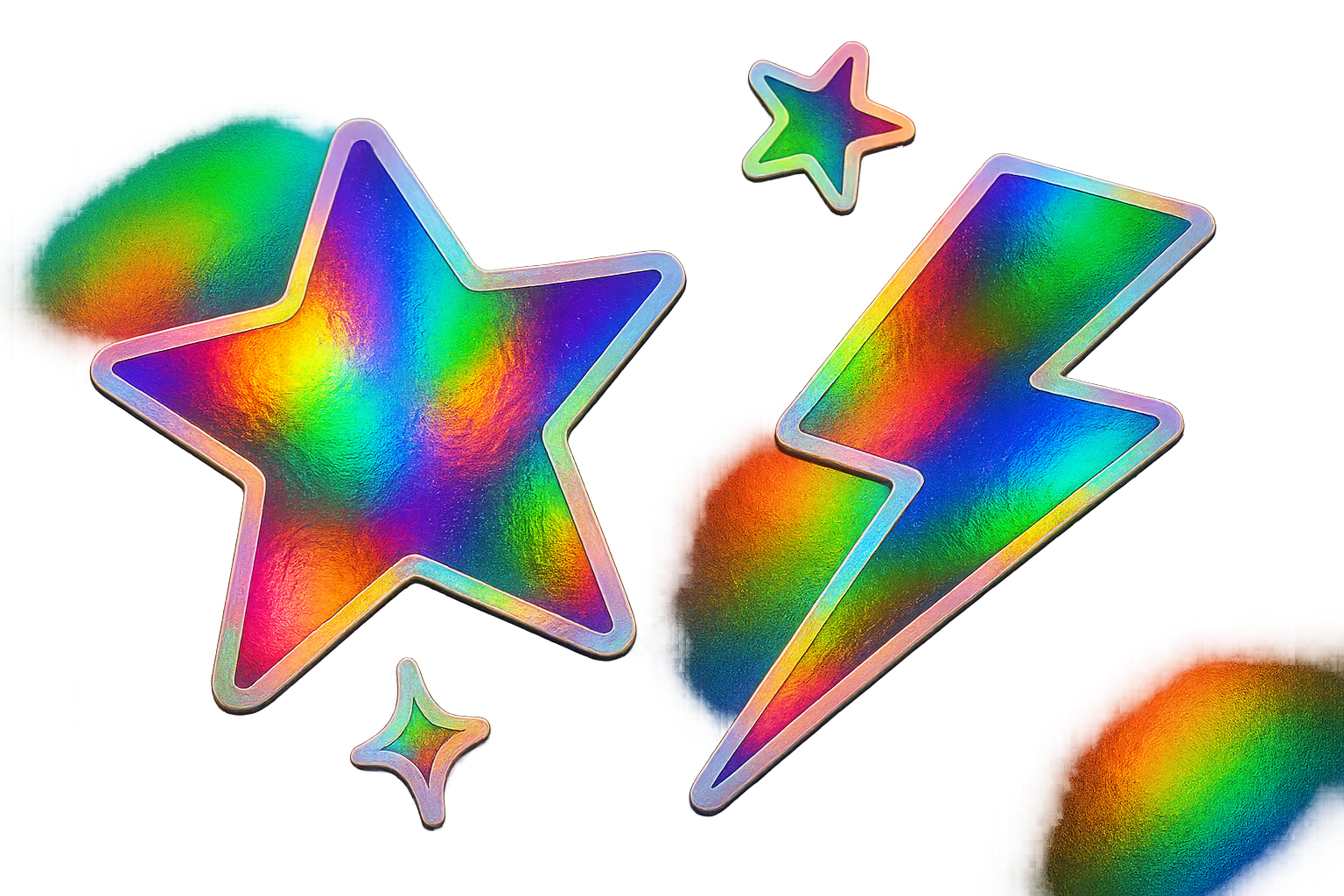 Holographic Stickers from NameBadge.com
