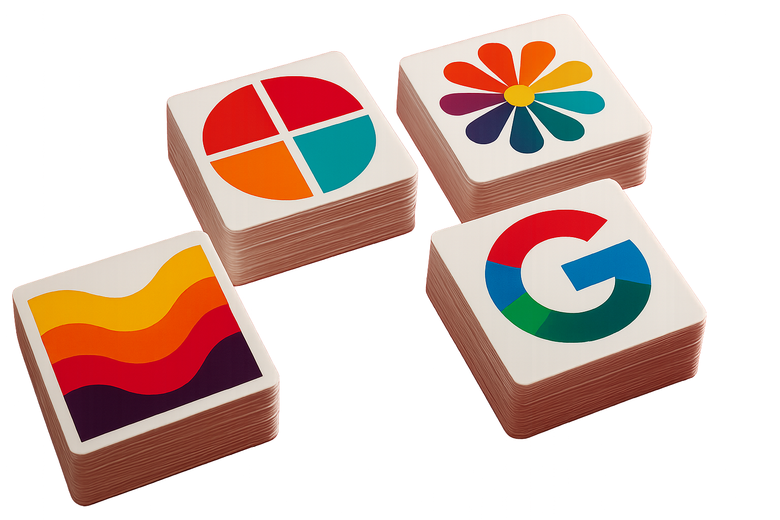 Square Stickers from NameBadge.com