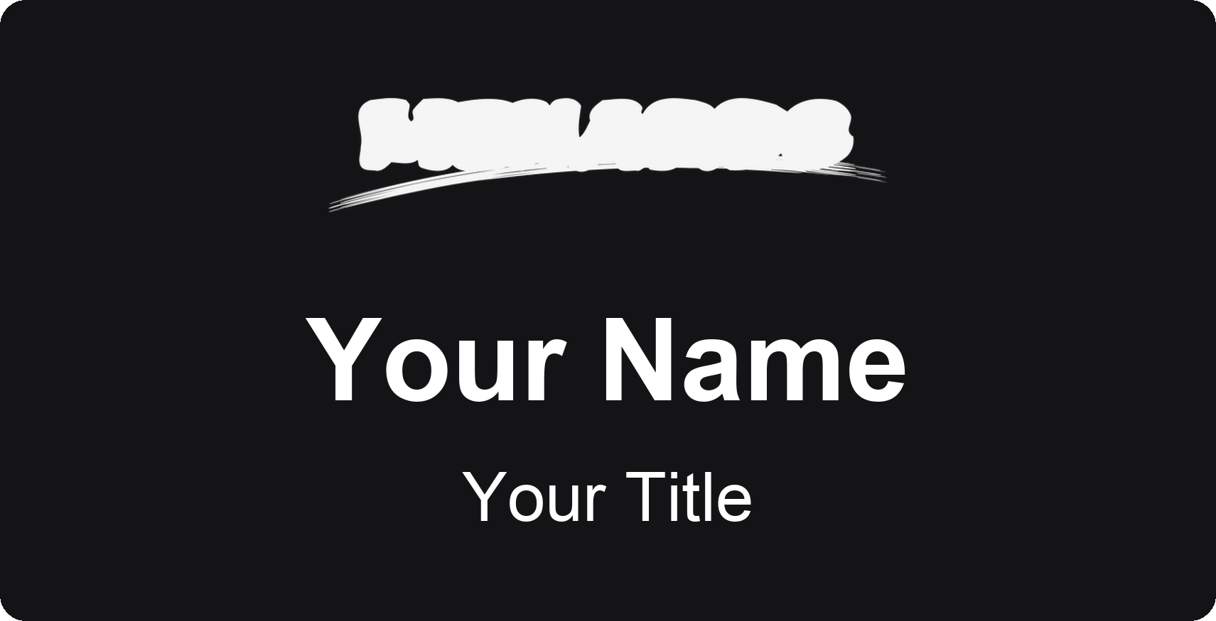 Menards hardware store name badge Black, No Border