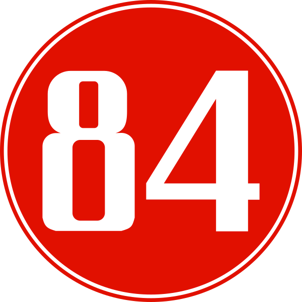 84 Lumber name badge template