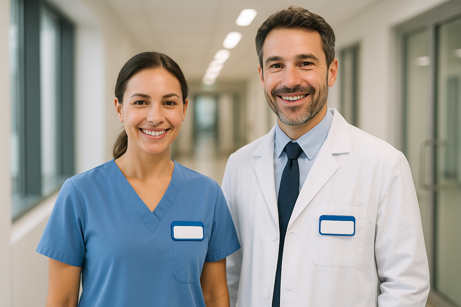 Healthcare name badges