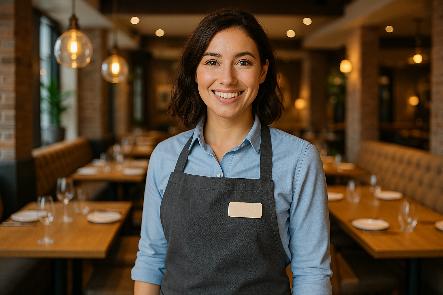 Restaurants name badges