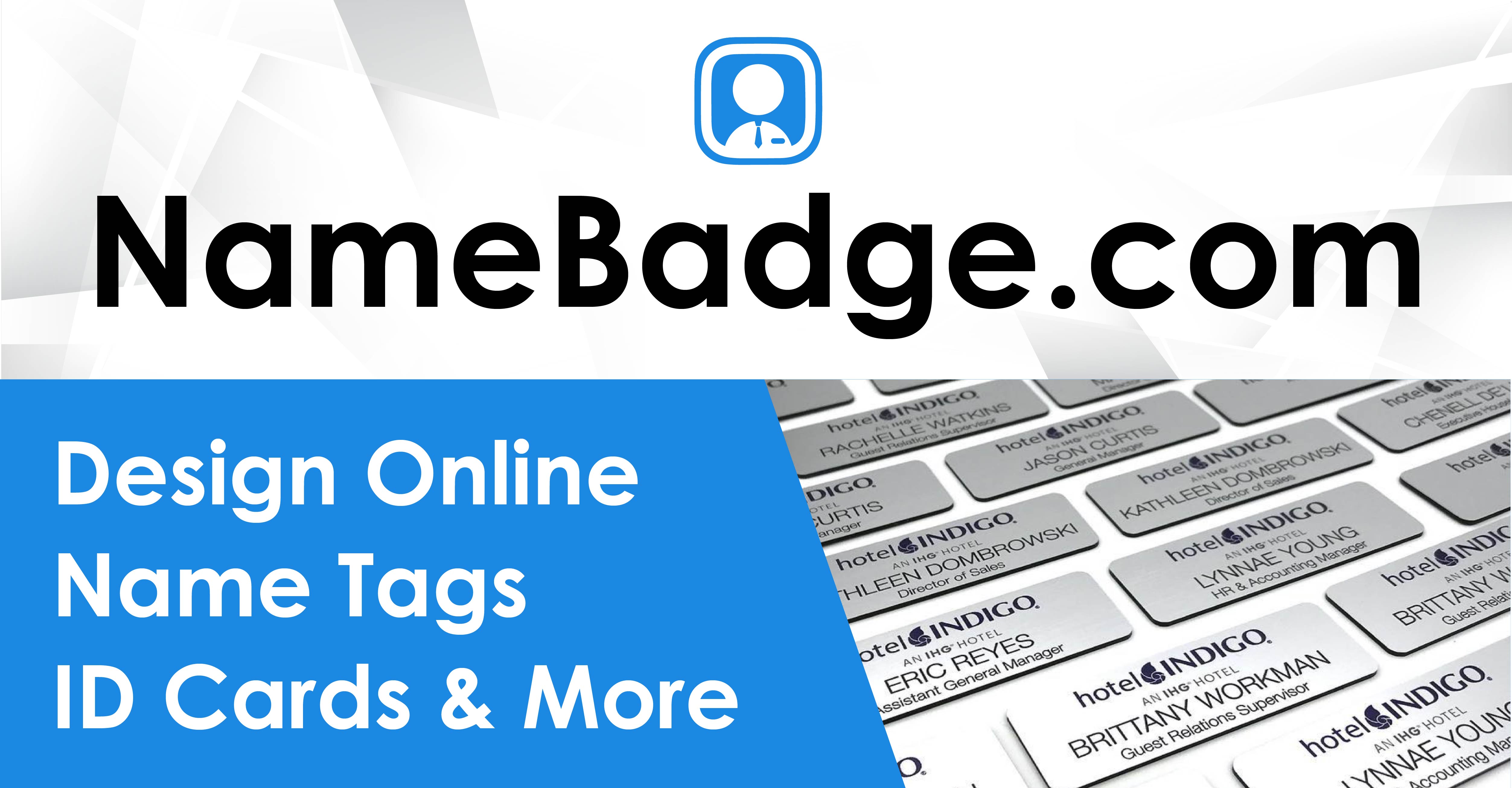 Buy custom name badges online
