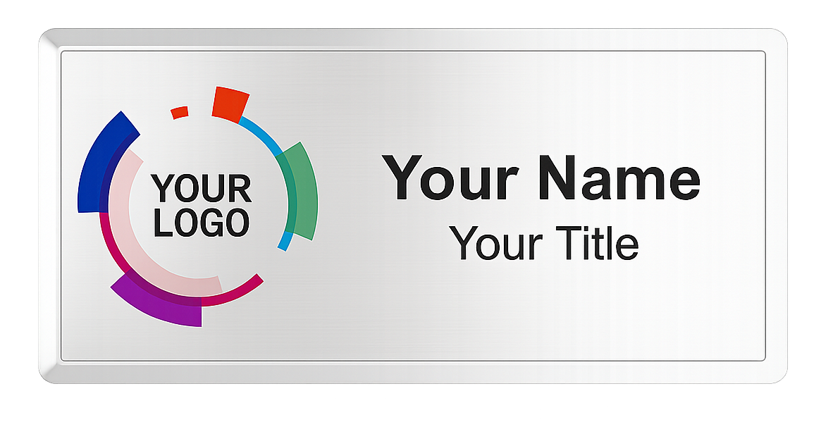 Premium hotel name badges from NameBadge.com