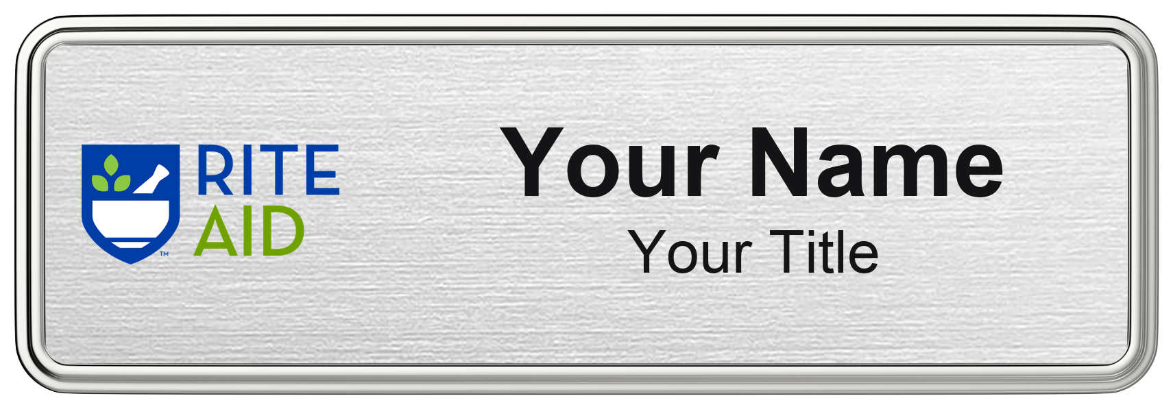 Rite Aid pharmacy name badge
