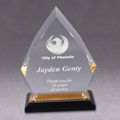  Diamond Impress Award - Gold - 5 x 7-3/4 IMP302G
