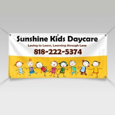  3'x6' Vinyl Banner with Grommets