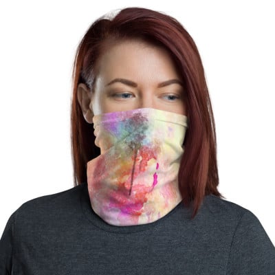  Watercolor Neck Gaiter