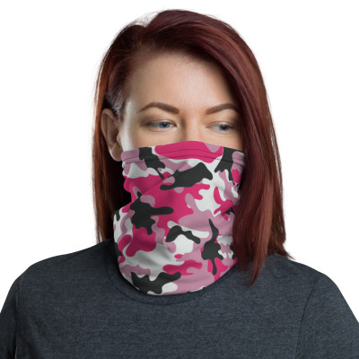  Pink Camo Neck Gaiter