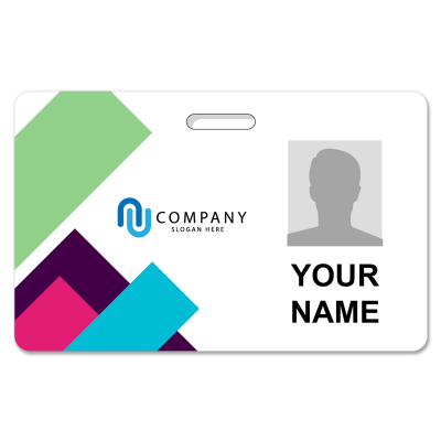  HORIZONTAL ID CARD- MULI-DESIGN 6