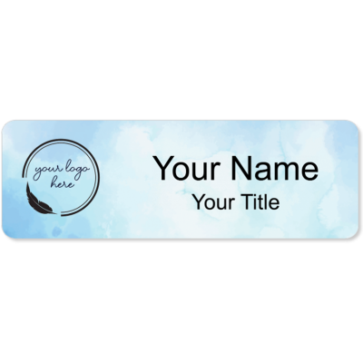  Custom Color Name Badge Design - 1