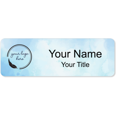 Custom Color Name Badge Design - 1