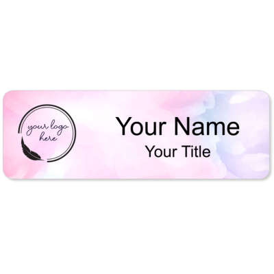  Custom Color Name Badge Design - 2