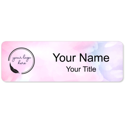 Custom Color Name Badge Design - 2