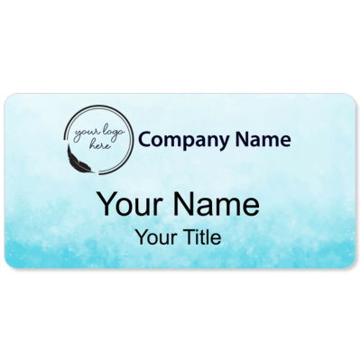 Custom Color Name Badge Design - 4