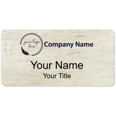 Custom Color Name Badge Design - 6