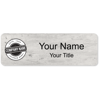 Custom Color Name Badge Design - 7